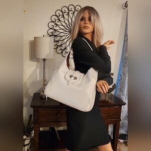 New Dooney & Bourke Florentine Toscana Front Stitch Hobo Bag orig $468 NWT